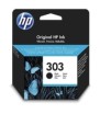 CARTUCCIA ORIGINALE HP T6N02AE N.303 NERO