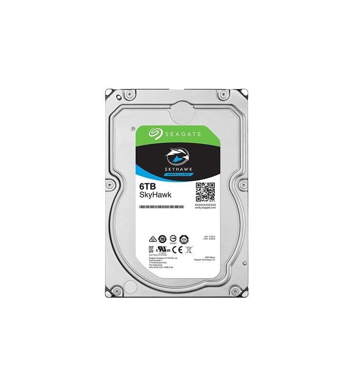 HDD SEAGATE 6 TB SKYHAWK SURVEILLANCE SATA 3 3.5" NAS (ST6000VX001)