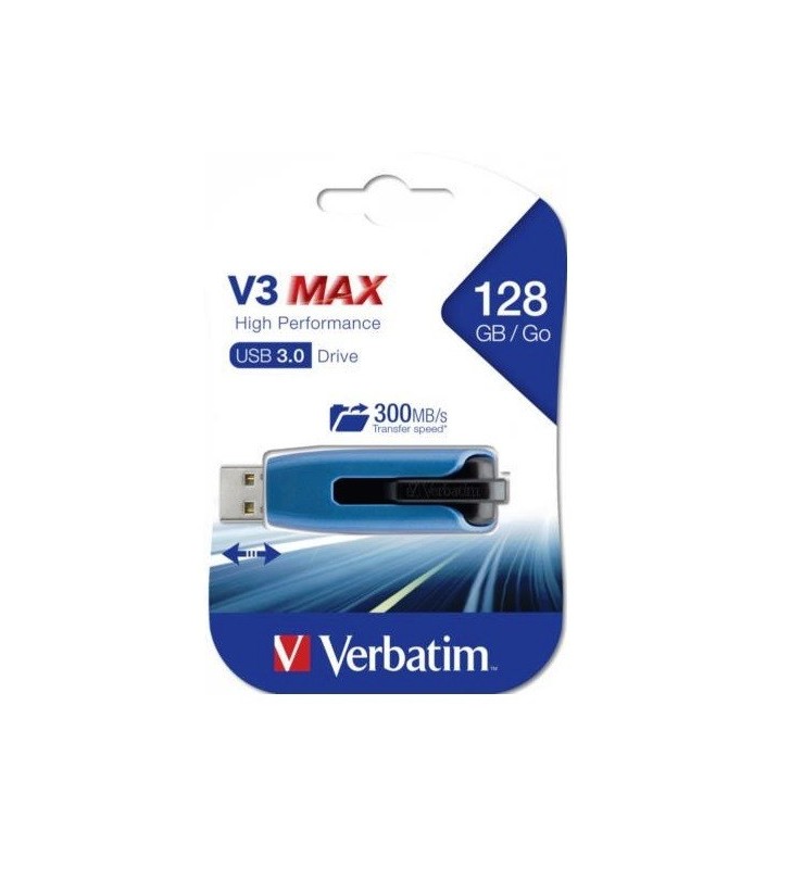 PEN DRIVE VERBATIM V3 MAX STORE'N'GO 128GB USB3.0 (49808) BLU