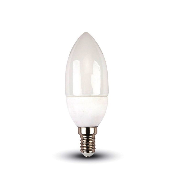 LAMPADINA V-TAC A LED CANDELA 3.7W E14 6500K (214122)