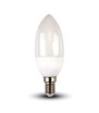 LAMPADINA V-TAC A LED CANDELA 4.5W E14 4000K (2142581