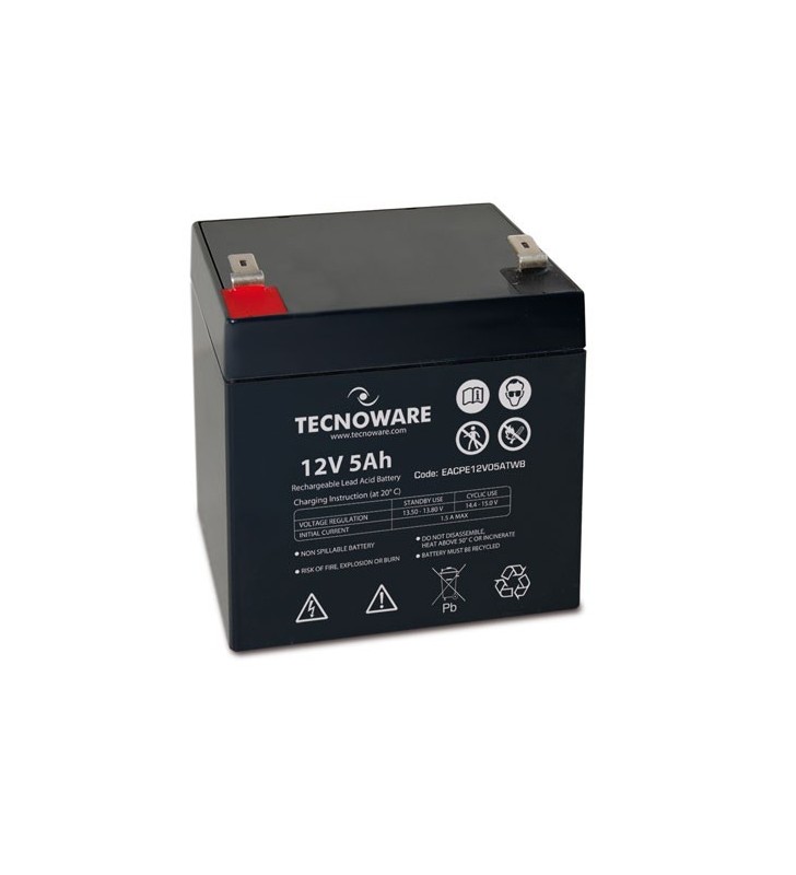 BATTERIA RICARICABILE AL PIOMBO 12 V 5AH (EACPE12V05ATWB) BULK