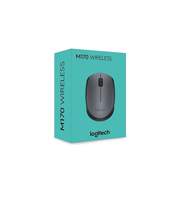 MOUSE LOGITECH M170 WIRELESS BLACK 910-004642