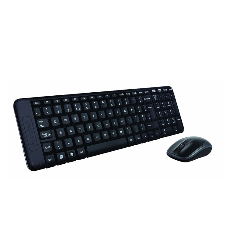 TASTIERA LOGITECH MK220 + MOUSE WIRELESS BK 920-003721