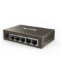 TENDA TEF1005D - DESKTOP SWITCH 5 PORTE - 10/100 MBPS - CHASSIS METALLO