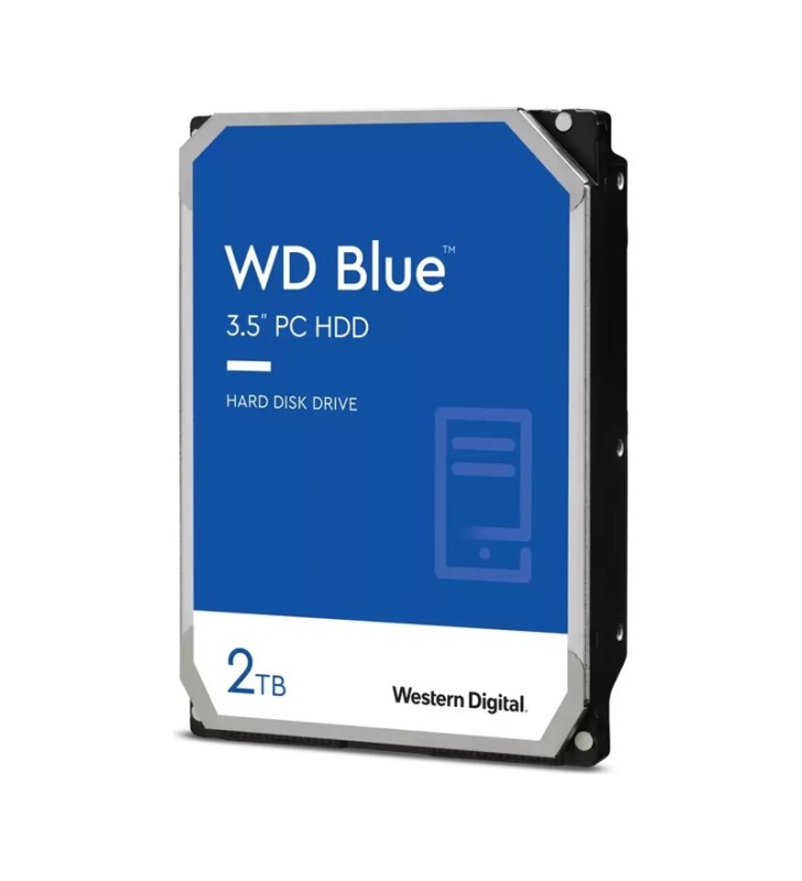 HDD WESTERN DIGITAL WD BLUE HDD 2TB (WD20EZBX)  2TB - 3.5"" - SATA 3