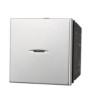 ETTROIT DEVIATORE ASSIALE 2 POSTI 16A - SERIE MOON - GRIGIO (AG3302) Compatibile BTicino Axolute