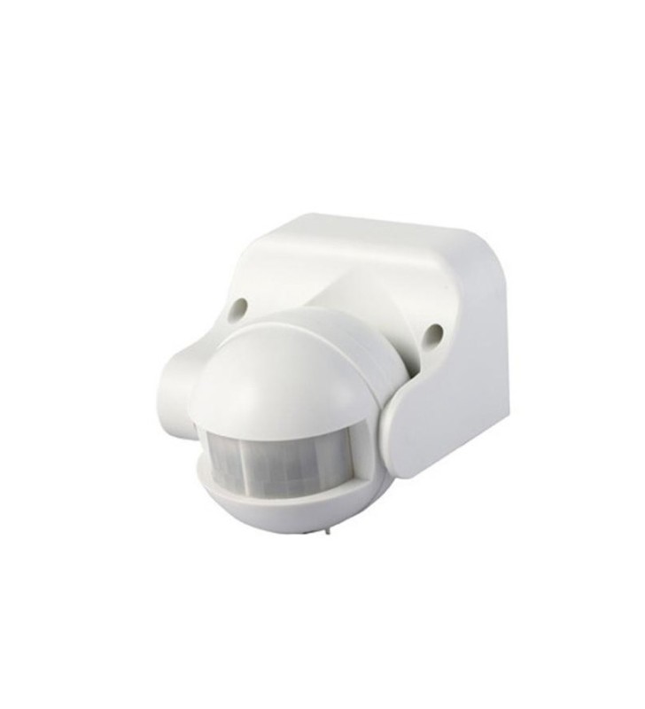 V-TAC VT-8003 (BIANCO) - SENSORE DI MOVIMENTO E CREPUSCOLARE - RILEVAZIONE 12 METRI - IP44