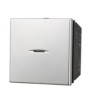 ETTROIT INTERRUTTORE ASSIALE 2 POSTI - SERIE MOON - GRIGIO (AG3202) Compatibile BTicino Axolute