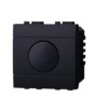 ETTROIT INTERRUTTORE TOUCH 2 POSTI 16A - SERIE SPACE - NERO (LN1401) Compatibile BTicino Living