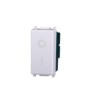 ETTROIT INTERRUTTORE BASCULANTE BIPOLARE 16A - SERIE STARLIGHT - BIANCO (EV0402) Compatibile Vimar Plana