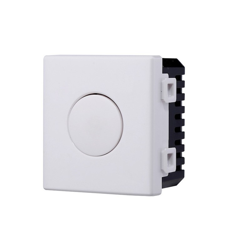 ETTROIT INTERRUTTORE TOUCH 2 POSTI 16A - SERIE SOLAR - BIANCO (MT1401) Compatibile BTicino Matix