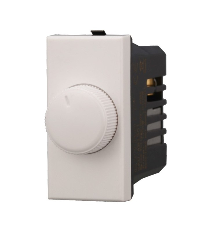 ETTROIT REGOLATORE DIMMER 100-1000W ON/OFF - SERIE MOON - BIANCO (AB1301) Compatibile ABB Axolute