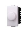 ETTROIT REGOLATORE DIMMER 100-1000W ON/OFF - SERIE SPACE - BIANCO (LB1301) Compatibile BTicino Living