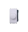 ETTROIT REGOLATORE DIMMER 100-1000W ON/OFF - SERIE STARLIGHT - BIANCO (EV1301) Compatibile Vimar Plana