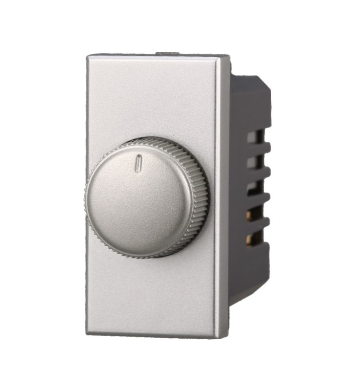 ETTROIT REGOLATORE DIMMER 100-1000W ON/OFF - SERIE MOON - GRIGIO (AG1301) Compatibile ABB Axolute