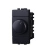 ETTROIT REGOLATORE DIMMER 100-1000W ON/OFF - SERIE SPACE - NERO (LN1301) Compatibile BTicino Living