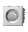 ETTROIT SENSORE DI MOVIMENTO A INFRAROSSI 2 POSTI - SERIE MOON - GRIGIO (AG1801) Compatibile BTicino Axolute