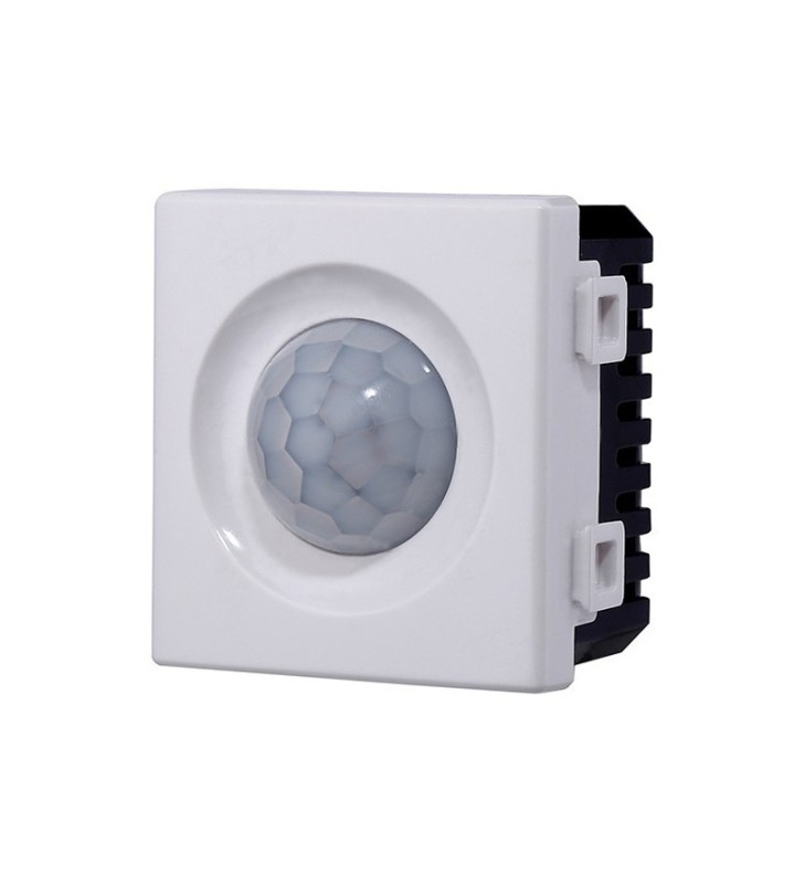 ETTROIT SENSORE DI MOVIMENTO 2 POSTI - SERIE SOLAR - BIANCO (MT1801) Compatibile BTicino Matix