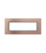 ETTROIT PLACCA IN VETRO 7 MODULI - SERIE SPACE - ORO (LN84711) Compatibile BTicino Living