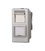 ETTROIT PRESA RETE RJ45 CAT.6 - SERIE MOON - GRIGIO (AG2356) Compatibile BTicino Axolute