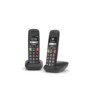 GIGASET E290 (NERO) - TELEFONO CORDLESS SENIOR DOPPIO