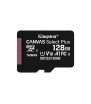 MICRO SD KINGSTON 128GB CON ADATT. CANVAS PLUS SDCS2/128GB CL10