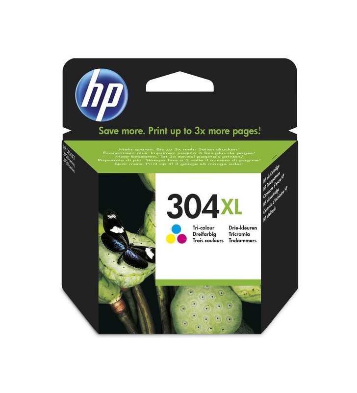 CARTUCCIA HP ORIGINALE N9K07AE N.304XL COLORE