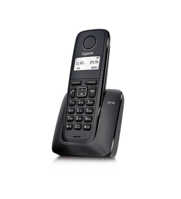 TELEFONO CORDLESS SIEMENS GIGASET A116 NERO (S30852H2801R101)