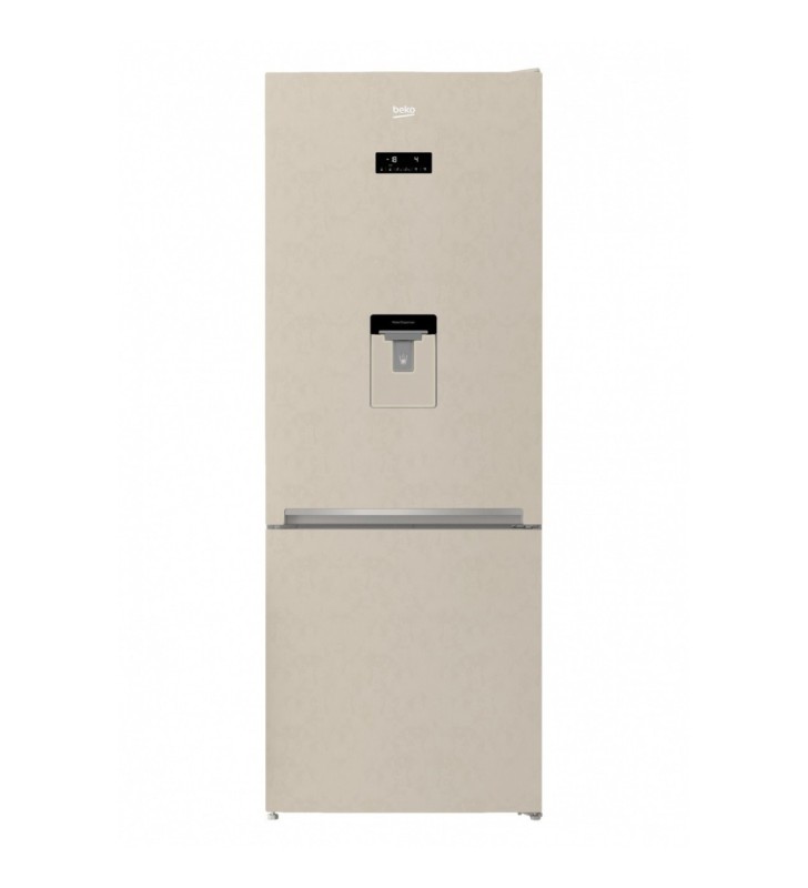 FRIGO BEKO RCNE560E40DBN - COMBINATO 560LT A++/E NO FROST 70CM SABBIA