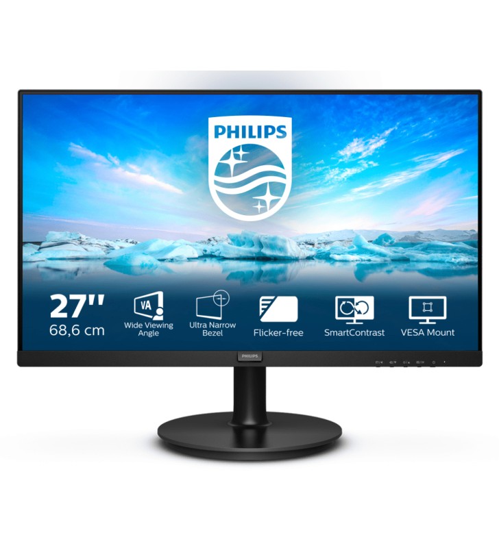 MONITOR PHILIPS  27" 271V8L LED GAMING ADAPTIVE SYNC FULL HD VGA/HDMI