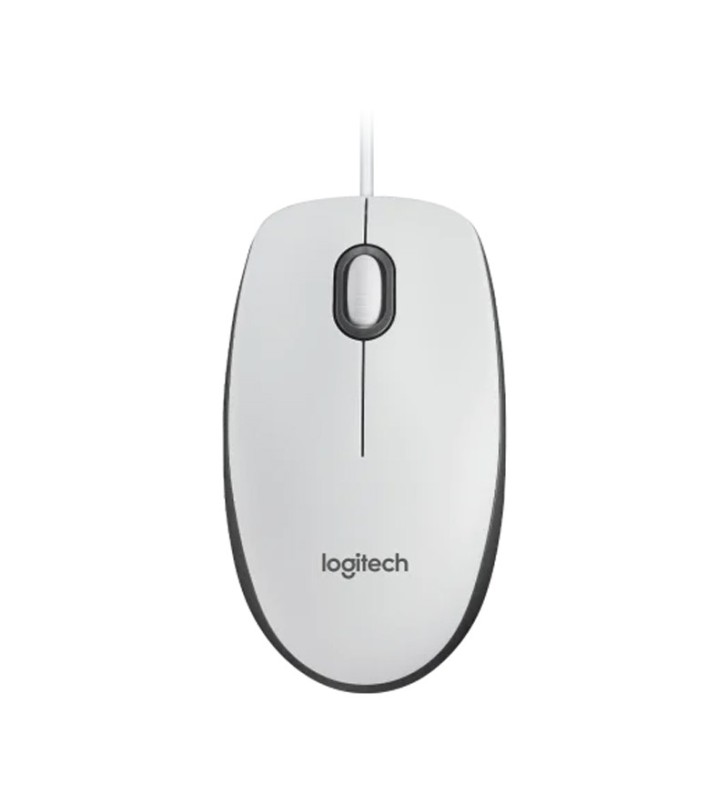 LOGITECH M100 (910-006764 ) - MOUSE WIRED - WHITE