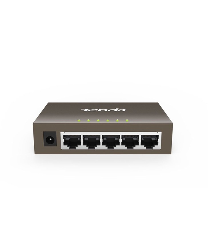 TENDA TEG1005D - DESKTOP SWITCH 5 PORTE GIGABIT - 10/100/1000 MBPS - CHASSIS METALLO