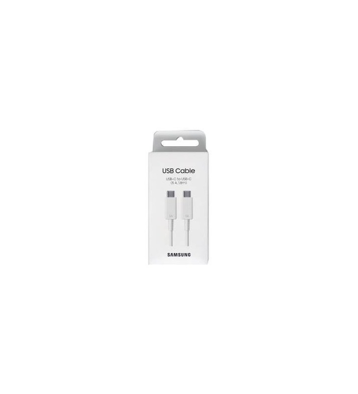 Samsung Cavo USB-C to USB-C EP-DX510JW 1.8m 5A White