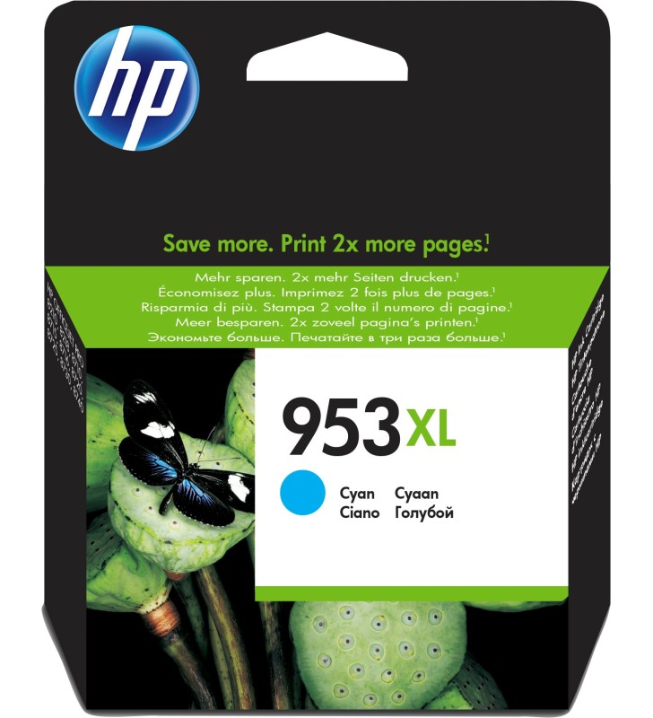 HP F6U16AE 953XL INK CARTRIDGE CIANO