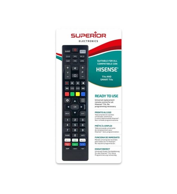 Superior Telecomando Universale Hisense funzioni Smart TV SM