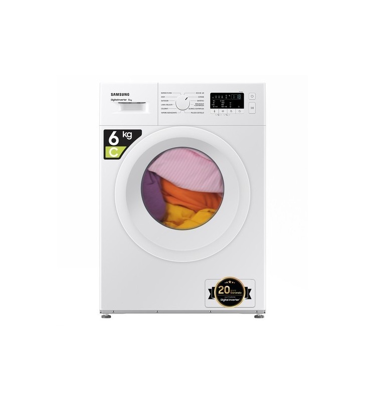 Lavatrice Samsung WW60A3120WE/ET - 6 kg - Classe C - 1200 giri/min - white