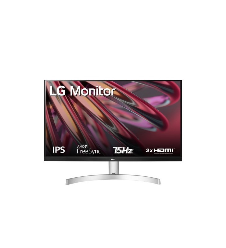 Monitor LG 24"  24MK600M-W Full HD 24" IPS 75Hz Silver