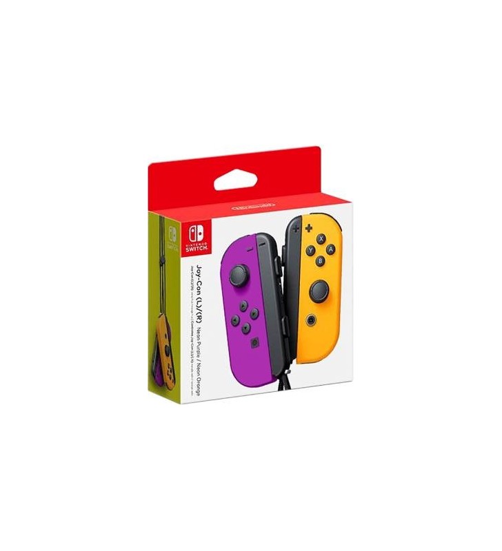 Switch Joy-Con Coppia Controller Viola Neon / Arancione Neon