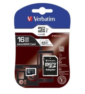 MICRO SD VERBATIM 16 GB...