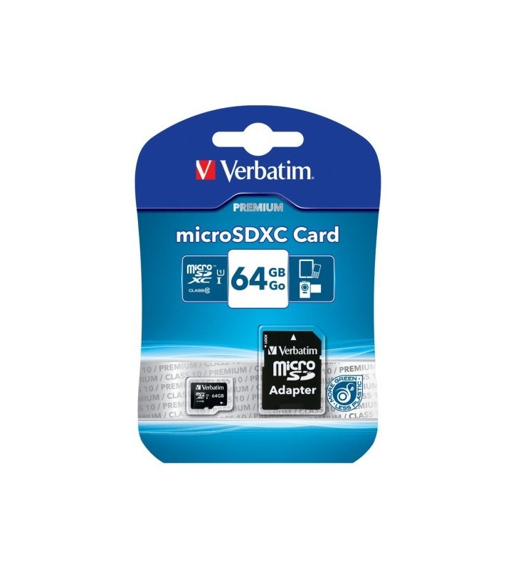 MICRO SD VERBATIM 64 GB (44084) CLASS 10