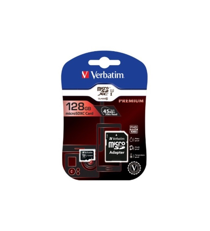 MICRO SD VERBATIM 128 GB (44085) UHS-I CLASS 10