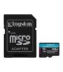 MICRO SD KINGSTON 128 GB CANVAS GO PLUS (SDCG3/128GB) CLASS 10 (CON ADATTATORE)