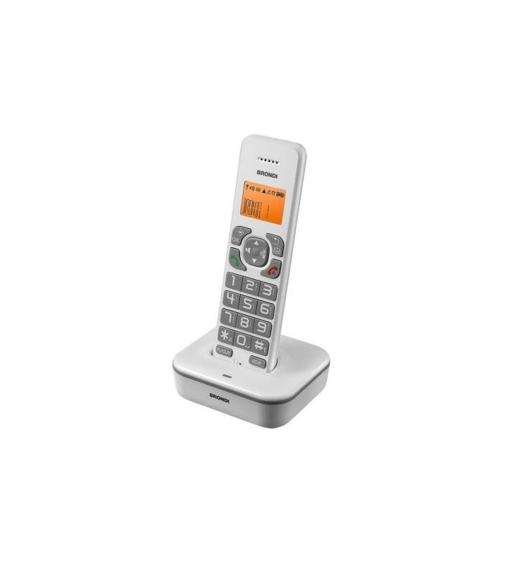 Telefono Cordless Brondi Bravo Star Bianco/Grigio