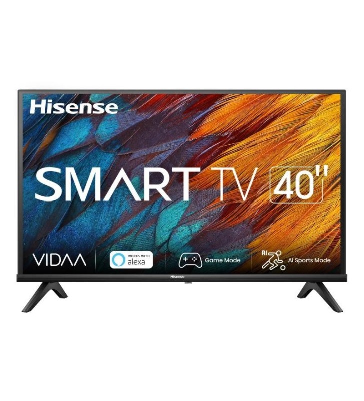 TV HISENSE 40" 40A4K HD SMART TV WIFI DVB-T2 HOTEL MODE