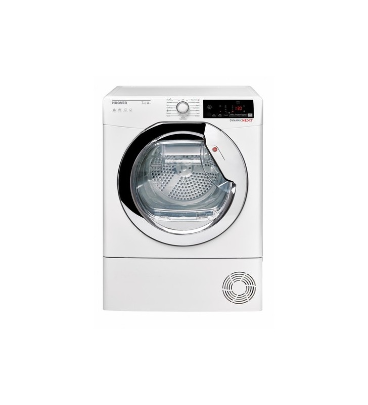 Asciugatrice Hoover DXW4 H7A1TCEX-01 7 kg A+ Cromo, Bianco