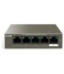 SWITCH RETE  TENDA 5 PORTE 10/100/1000 TEG1105P-4-63W POE