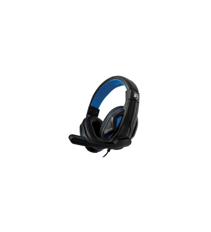 Fenner Tech Cuffie Gaming Soundgame + Microfono PC/Console Blu