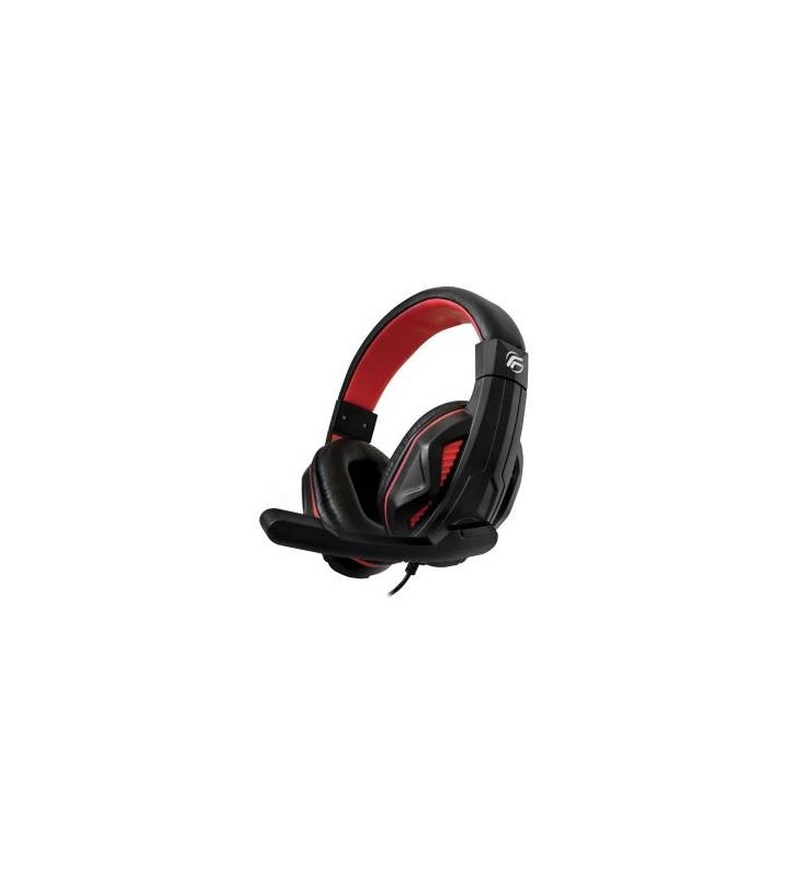 Fenner Tech Cuffie Gaming Soundgame + Microfono PC/Console Red