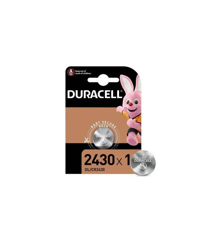 (1 Confezione) Duracell Lithium Batterie 1pz Bottone DL/CR2430